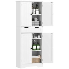 HOMCOM Bathroom Tall Cabinet