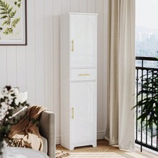 tall narrow bathroom cabinet