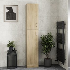 Bathroom Tall Unit Cabinet Oak