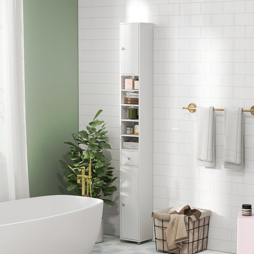 Bathroom tall cabinet slim - bathroom,