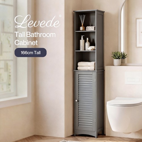 Levede tall bathroom cabinet - tall,